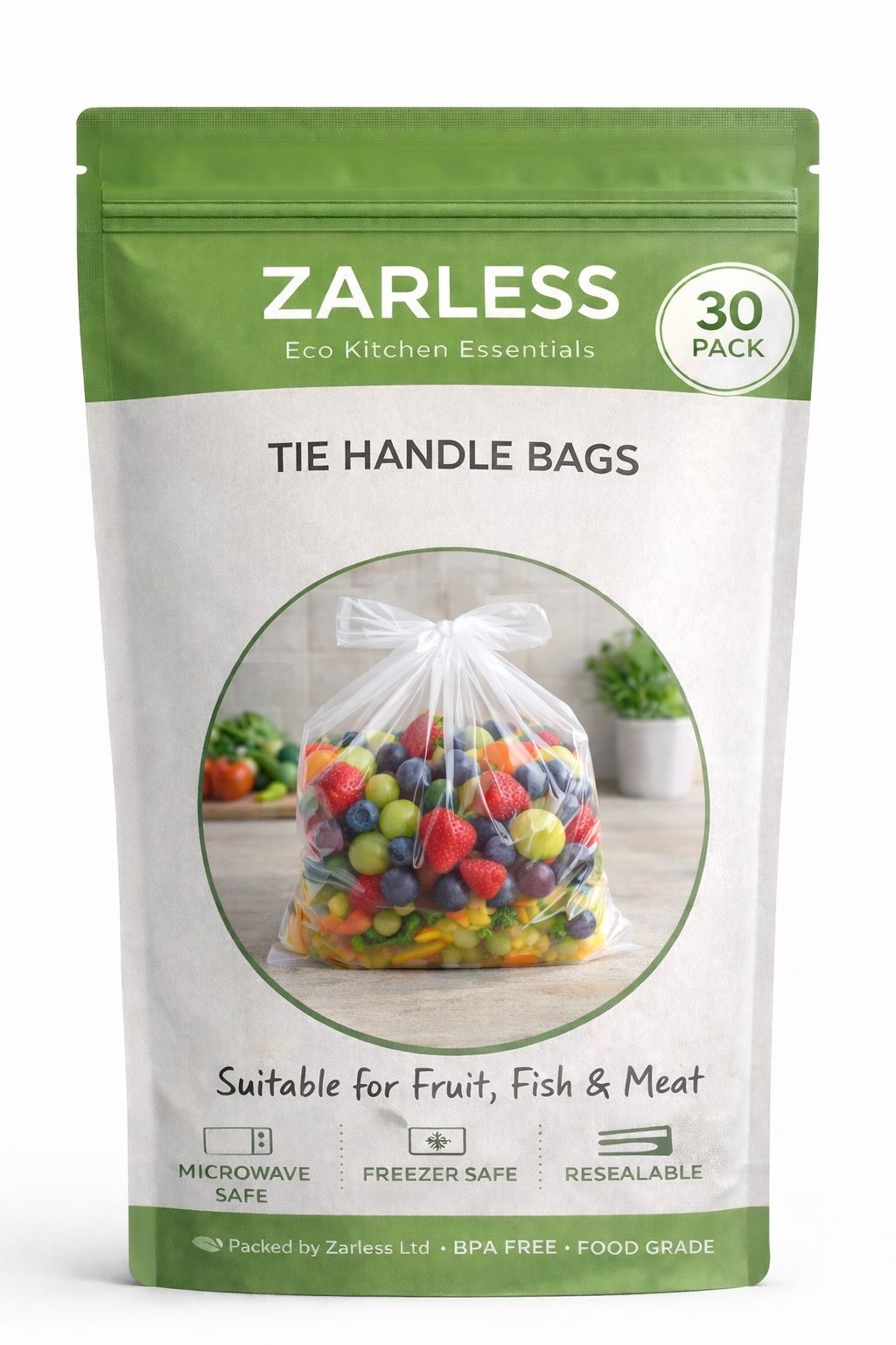 Tie Handle Food Bags